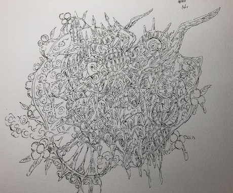 作風を気に入っていただいた方に、絵を描きます 独特な作風です。好みがマッチする方のみご購入下さい。 イメージ2