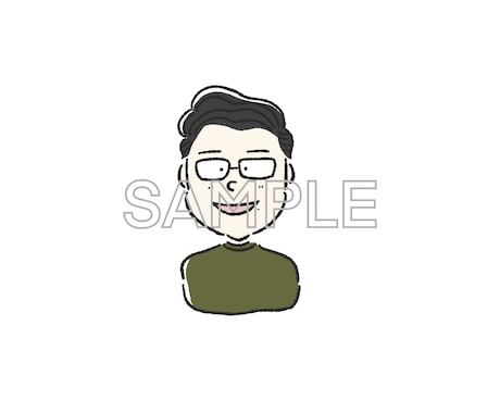 SNS用の似顔絵アイコンを作成します なんか良いアイコン欲しいな〜思っている方へ! イメージ2
