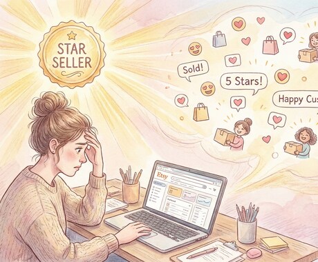 Etsyショップ診断＆改善提案いたします Etsy現役スターセラーが直伝！関税・配送・海外への壁を突破 イメージ1