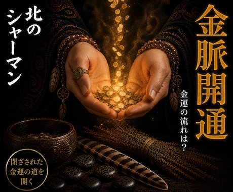 金脈開通◆閉ざされた金運の道を開きます 精霊の力を借り、滞った金脈の流れを視ます イメージ1