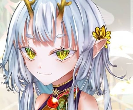 緩い表情の女の子のイラスト描きます イメージ1