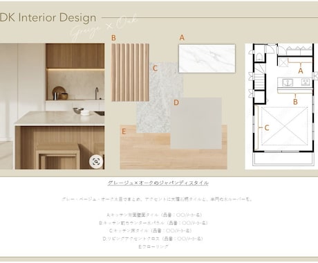 LDKの内装丸ごとプロがご提案します LDKの壁紙、床材、キッチン扉材丸ごと提案します。 イメージ2