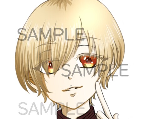 アイコンイラスト描きます グラデーションが好き。彩度高め多。女子苦手ですけど描けます イメージ2
