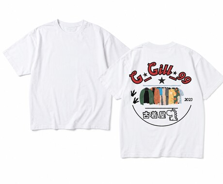 Tシャツ・パーカー用のオリジナルデザイン制作します アパレルブランド向けのデザインを制作します イメージ2