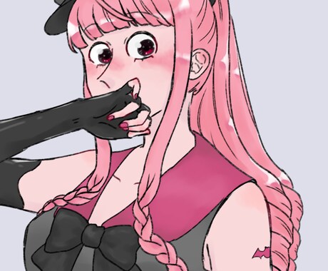 女の子のイラスト描きます 中性、性別不詳、女の子のイラストを描きます! イメージ1