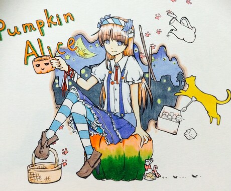 一枚絵、ウェルカムボード作製致します 紙とペンで描く、あったかいイラストを作製致します！ イメージ2