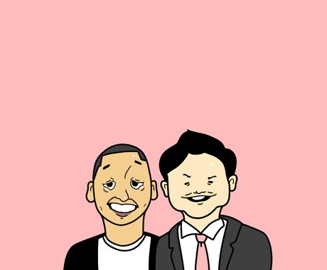 ちょっとポップでちょっとリアルな似顔絵描きます イメージ1