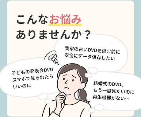ココナラ最安値！DVDをmp.4に変換します 想い出を身近にみれるようにします イメージ2