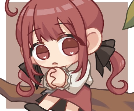 かわいいミニキャライラストを制作します かわいいキャラをSNSアイコンやグッズ等に！ イメージ2