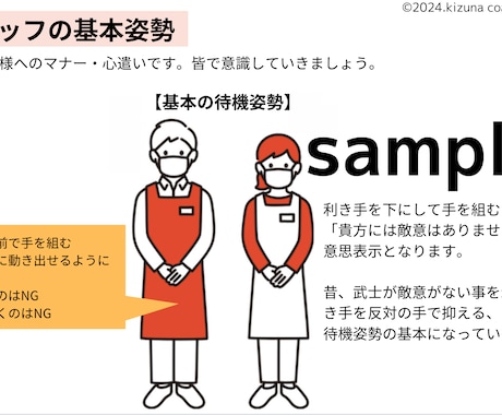 飲食店向けサービスマニュアルをお使い頂けます これから飲食店をオープンされる方に朗報です！ イメージ2