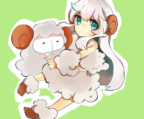 年賀状に使えるイラスト描きます 年賀状の挿絵として使うものに困った時 イメージ1