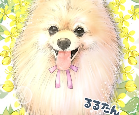 大切なペットの似顔絵を丁寧に描きます イメージ1