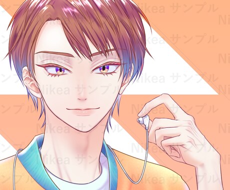 企業実績あり！胸上までのイラスト描きます 背景や小物もオプション料金なし！ イメージ1