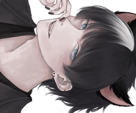 ダークで少しエモい絵を描きます 少しほかのイラストと違う雰囲気が欲しい方におすすめ イメージ2