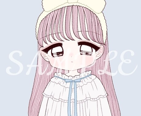 アイコンイラストお描きします SNSやLINEのアイコンにいかがですか？ イメージ1