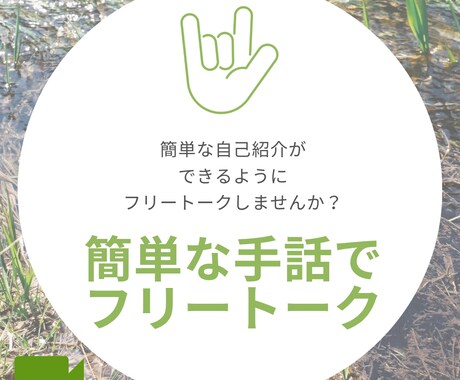 簡単な手話でお話できます 日本対応手話でフリートークしましょう♪ イメージ1