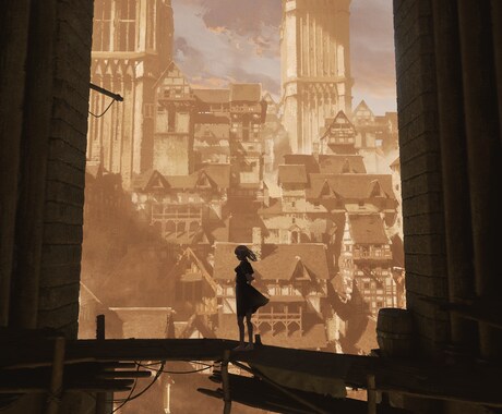 背景・風景イラスト制作致します 魅力的かつ壮大な世界観を表現致します。 イメージ1