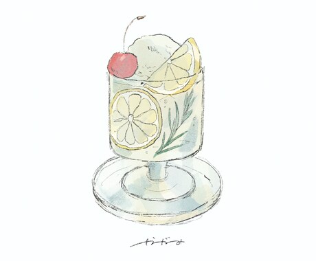静かでやさしいタッチのイラスト描きます 色の組み合わせと、雰囲気にこだわっています イメージ2