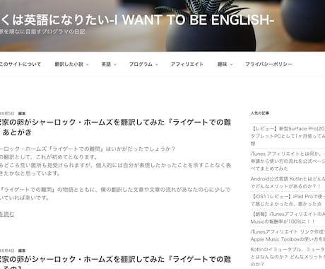 気になるウェブサイトの文など英語→日本語翻訳します 海外小説の翻訳経験を活かし、満足のいく翻訳を提供いたします。 イメージ1