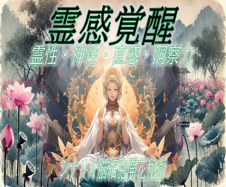 自分占いに！霊力覚醒★霊性・神性伝授・教授します 恋愛・仕事・人間関係・経済にも活かせる人生に大切な能力覚醒 イメージ1