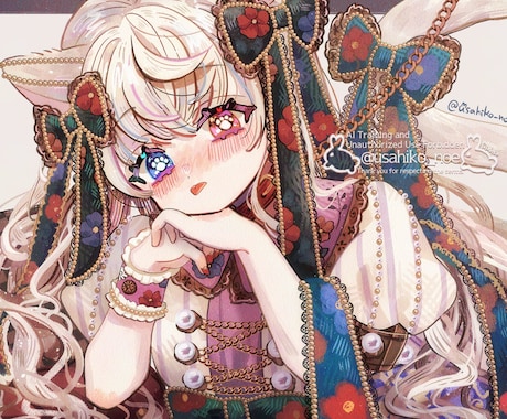ロココアンティークな世界観のイラストを描きます イメージ1