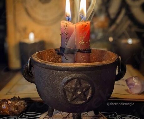 白魔術オンライン儀式を一緒に行います 願望に合わせオイルを調合し配送。新月or満月に行います。 イメージ2