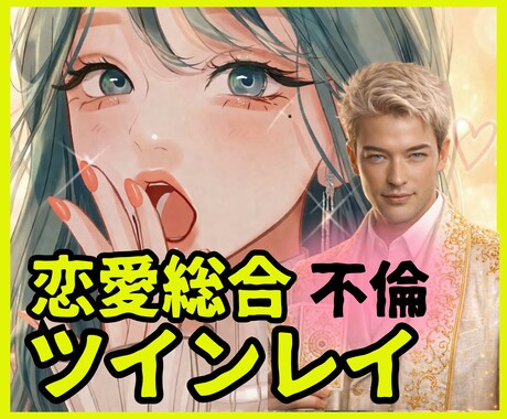 あの人は本物のツインレイか【恋愛総合】鑑定します 【ツインレイ】経験者が視る魂の繋がり｜偽ツインとの違いも判別 イメージ1