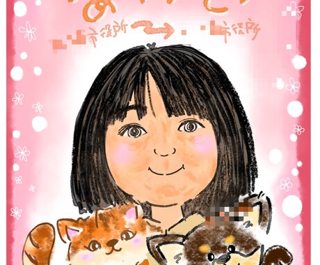 退職・記念用やさしい似顔絵をお描きします その方の雰囲気や歩んできた時が優しく伝わるよう心がけています イメージ2