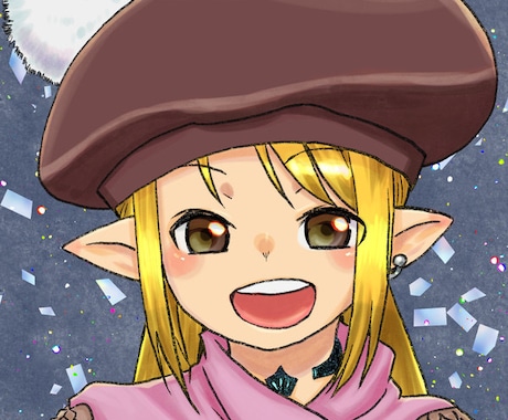 SNSアイコン描きます かわいいキャラクターの顔を描きます！ イメージ1