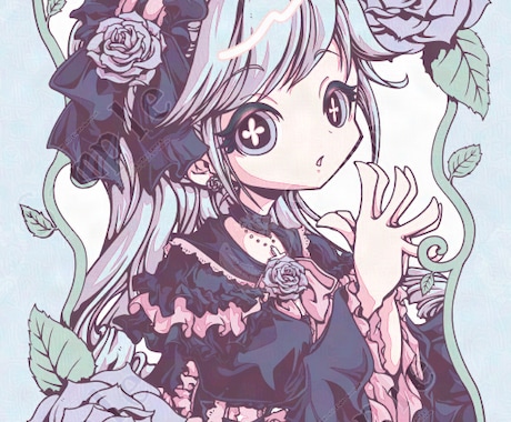 ポップでキュートなかわいい女の子イラスト描きます カートゥーン風がお好きな方にも！商用利用も可能です！ イメージ2