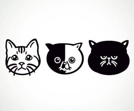猫ちゃん専門！ポップな「うちの子ロゴ」を作成します スマホケースやバッグにオリジナル印刷できます！ イメージ1