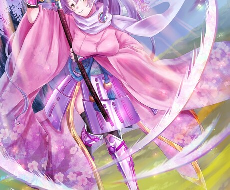 簡単な背景ありの1枚イラスト描きます キャラクターとちょっとした背景で魅力を！！ イメージ2