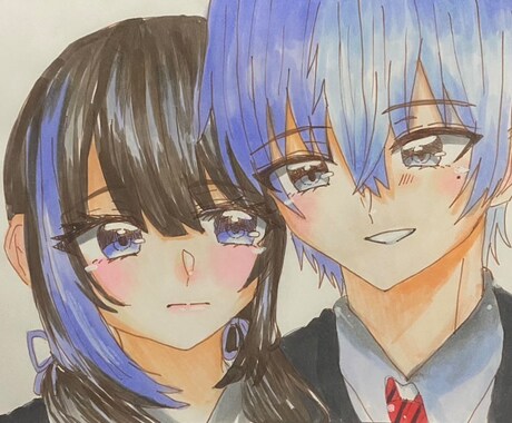 夢絵やアナログイラスト描きます ミニキャラなどかわいいイラスト得意です＞ ̫＜ ♡ イメージ2