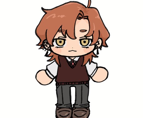 ちみっとSDキャラかきます もちっとちみっと手のひらにのるようなデフォルメキャラかきます イメージ2