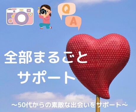 婚活アプリ初心者のプロフィール丸ごとお助けします 写真選定、修正、プロフィール添削、相談全て丸ごとお得パック イメージ1