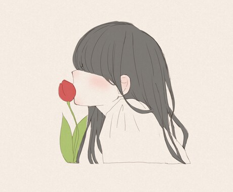 あわい、表情を描かないイラスト・アイコンを描きます イメージ1