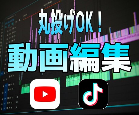 YouTube、SNSの動画を編集します 高品質、迅速対応、だから安心！ イメージ1