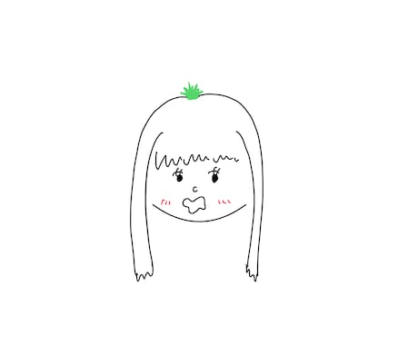 かわいいイラストを低コストで描きます AIでは描けない、かわいらしい、癖のあるイラストを描きます イメージ1