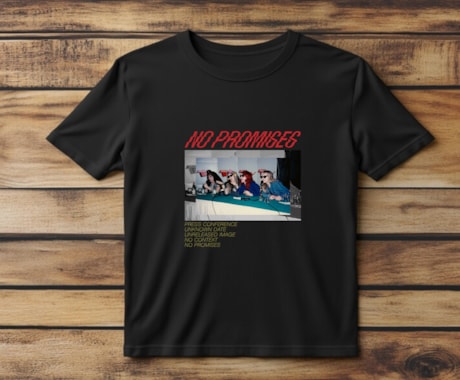 90s音楽カルチャー風写真Tシャツを制作します 90年代音楽カルチャーの匂いを、写真に落とす イメージ1
