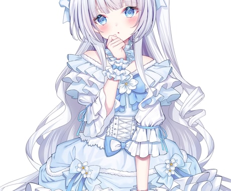 可愛い女の子のイラストやキャラクターを制作します アイコン、VTuberのデザインをお求めの方へ イメージ2