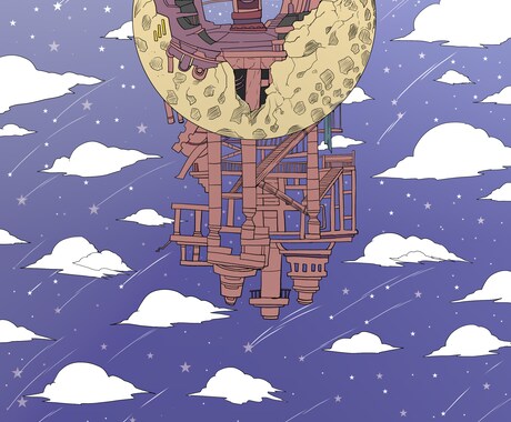 スチームパンクで少しポップな背景イラスト描きます エモい、綺麗、かわいいを目指します。 イメージ2