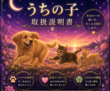 我が子の本音と愛しい秘密を紐解きお伝えします 我が子の本音と愛しい秘密を紐解く愛の取扱説明書です イメージ1