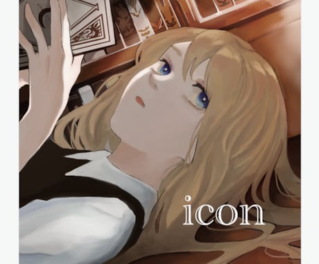 SNS用の可愛い女の子のアイコンを描きます イメージ1