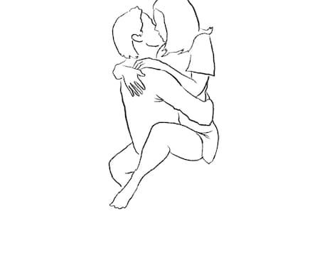 シンプルでエモいイラストを描きます エモい写真からイラストを描いてます イメージ2