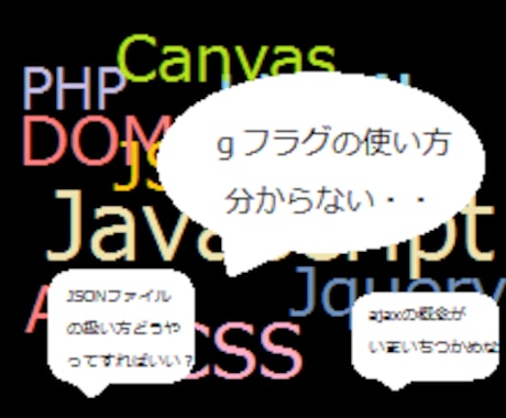 web技術、特にJavascriptについてわからないことがある方へ、教えます。 イメージ1