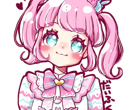 アイコン描きます 可愛い女の子やミニキャラ、ゆるかわな動物イラストが得意です！ イメージ1