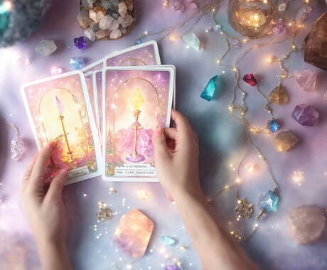 恋愛問題、人間関係など、お悩みを根本から改善します カードリーディング×潜在意識へのアプローチでお悩み解消! イメージ1