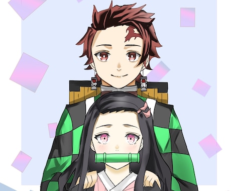 可愛いキャラやカッコいいキャラを描きます イメージ1