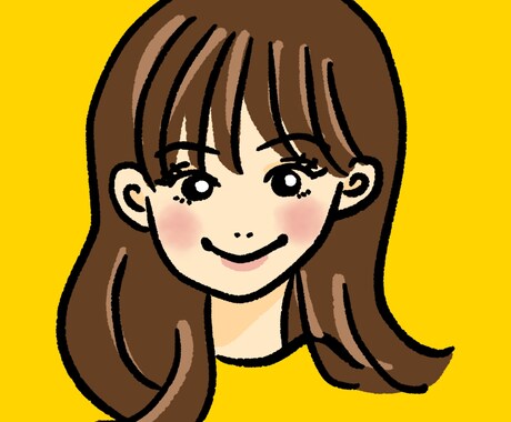 アイコンやプチギフトに！顔アップ似顔絵描きます リアルとミニキャラの間な、ポップな似顔絵描きます！ イメージ2