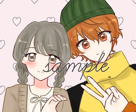 夢絵等お好きなイラスト描かせて頂きます SNS等のアイコンにも使用頂けます！ イメージ2